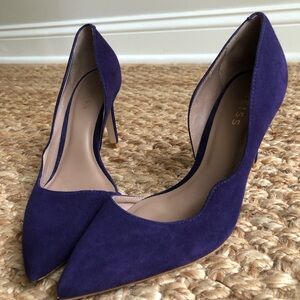 Reiss The Bardot Pump in Indigo. Size 37